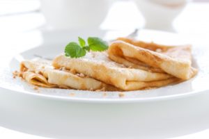 Chickpea flour crepes Protein Rich Breakfasts: