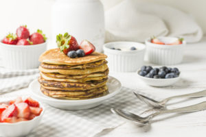 Quinoa Pancakes comes in protein rich breakfasts:
