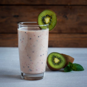 Melon and kiwi smoothie: