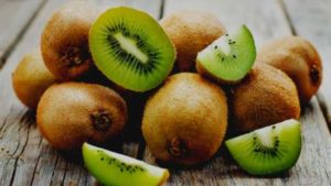 Kiwis are small fruit and an excellent source of Vitamin C