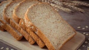 Whole wheat bread is a rich source of insoluble fibers