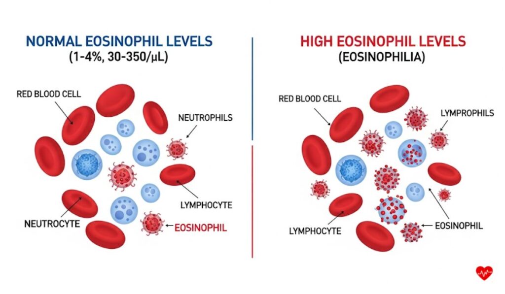 Normal Range of Eosinophils
